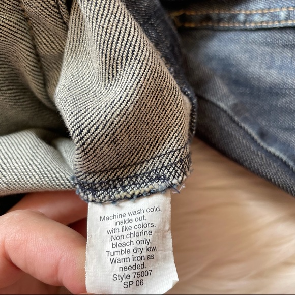 J.Crew Dark Wash Button Front Denim Jacket - Picture 5 of 7